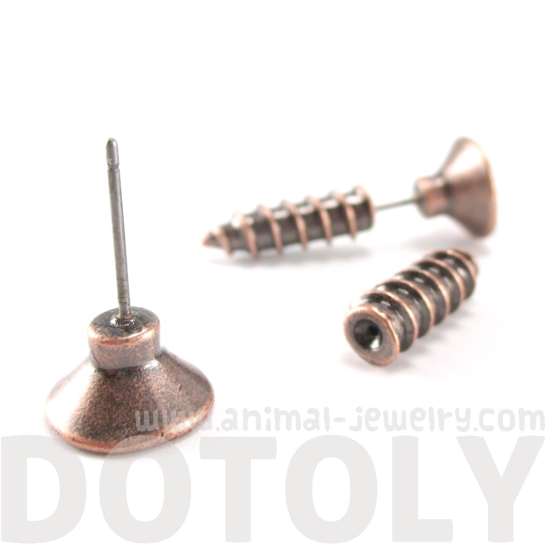 Copper Nuts And Bolts >> 3d Fake Gauge Realistic Nuts And Bolts Screw Stud Earrings Copper Copper Nuts And Bolts >> 3d Fake Gauge Realistic Nuts And Bolts Screw Stud Earrings Copper