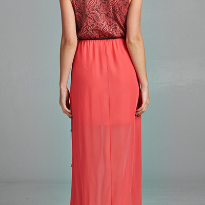coast pink maddie maxi dress