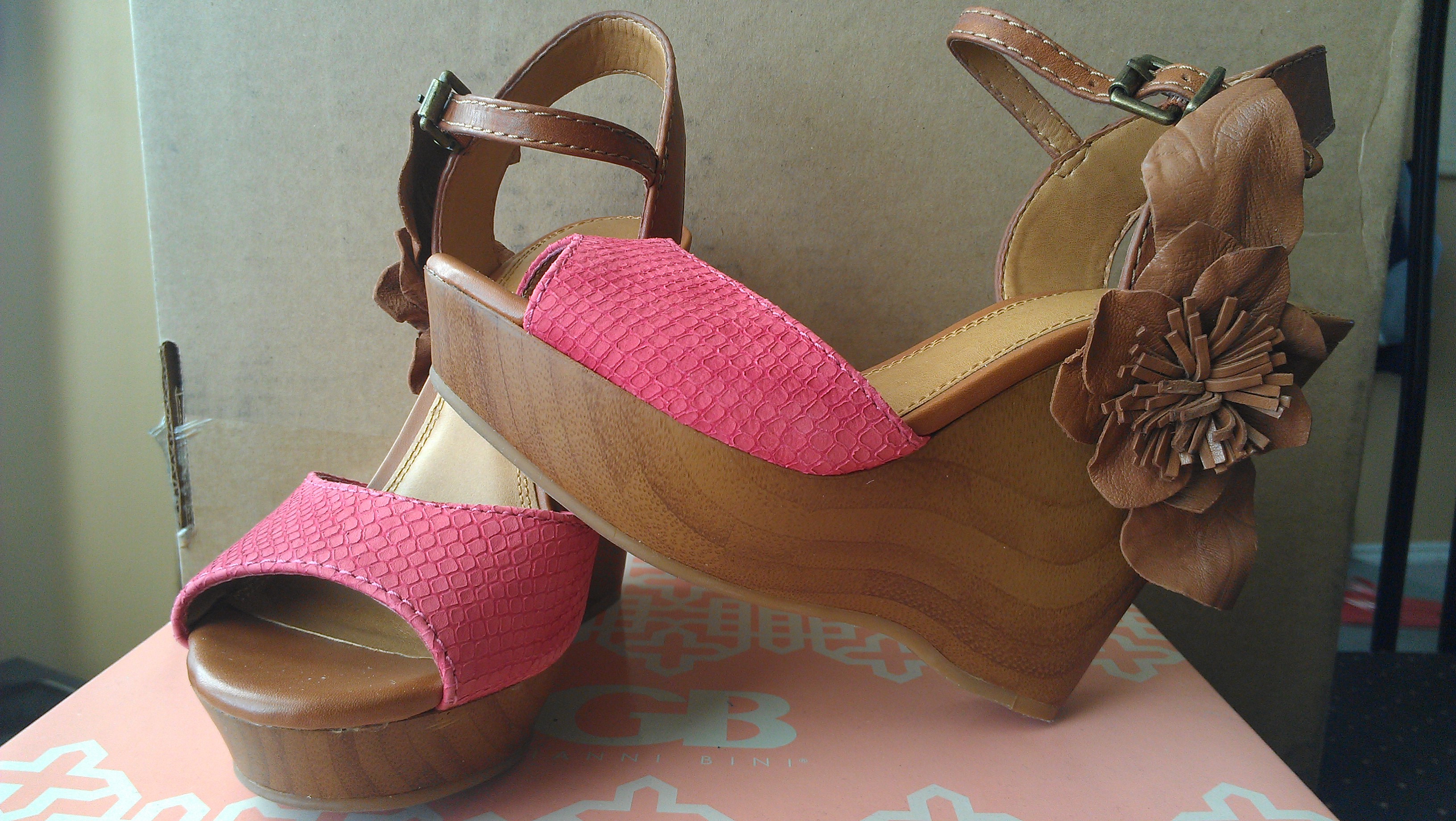 gianni bini white wedges