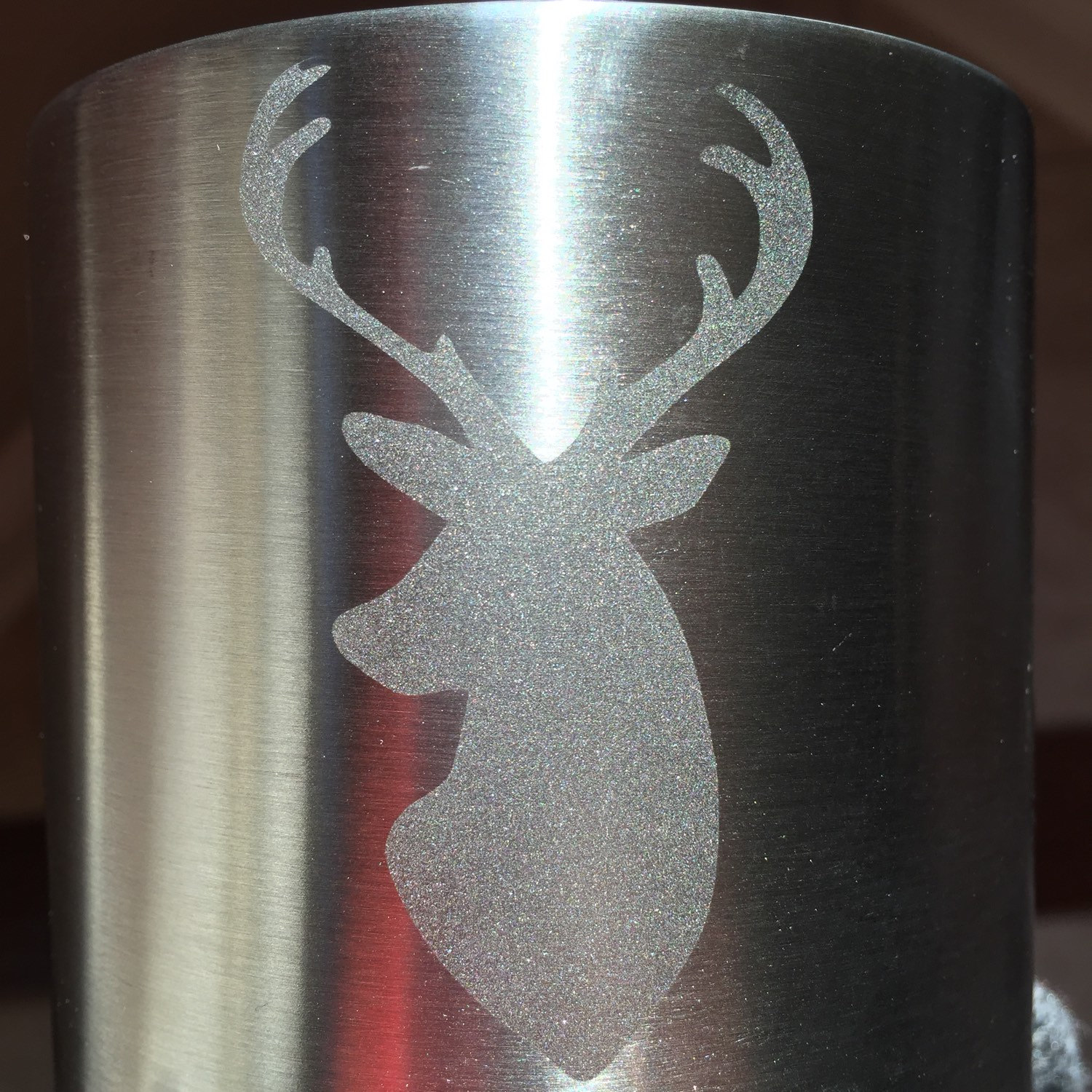 sandblasting yeti cup