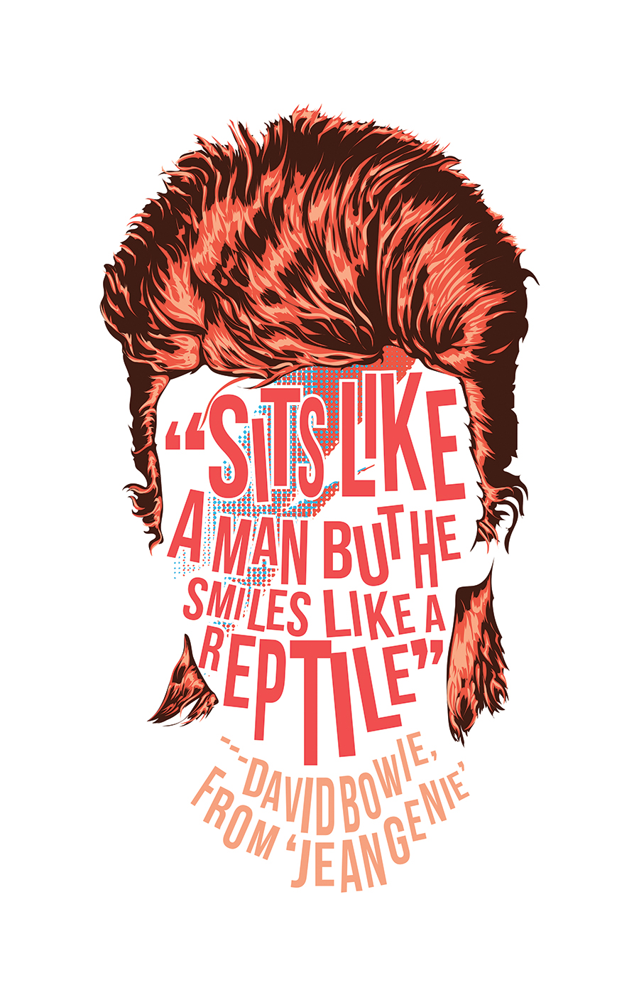 Famous Hair Lines David Bowie Natejonesdesign Online Store