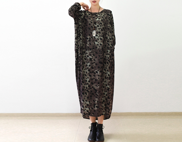 long cocoon dress