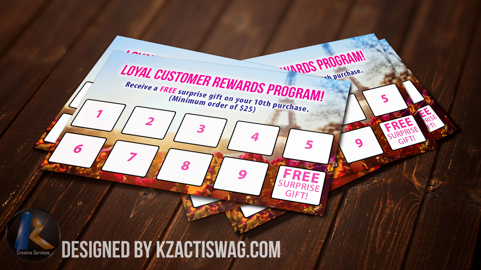 actilabs 35x2 loyalty cards · kz creative services