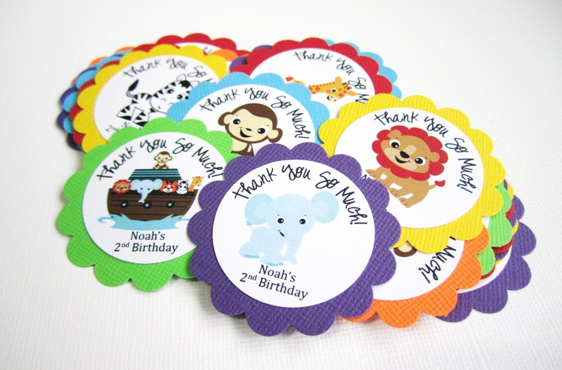 Noah S Ark Favor Tags Personalized On Storenvy
