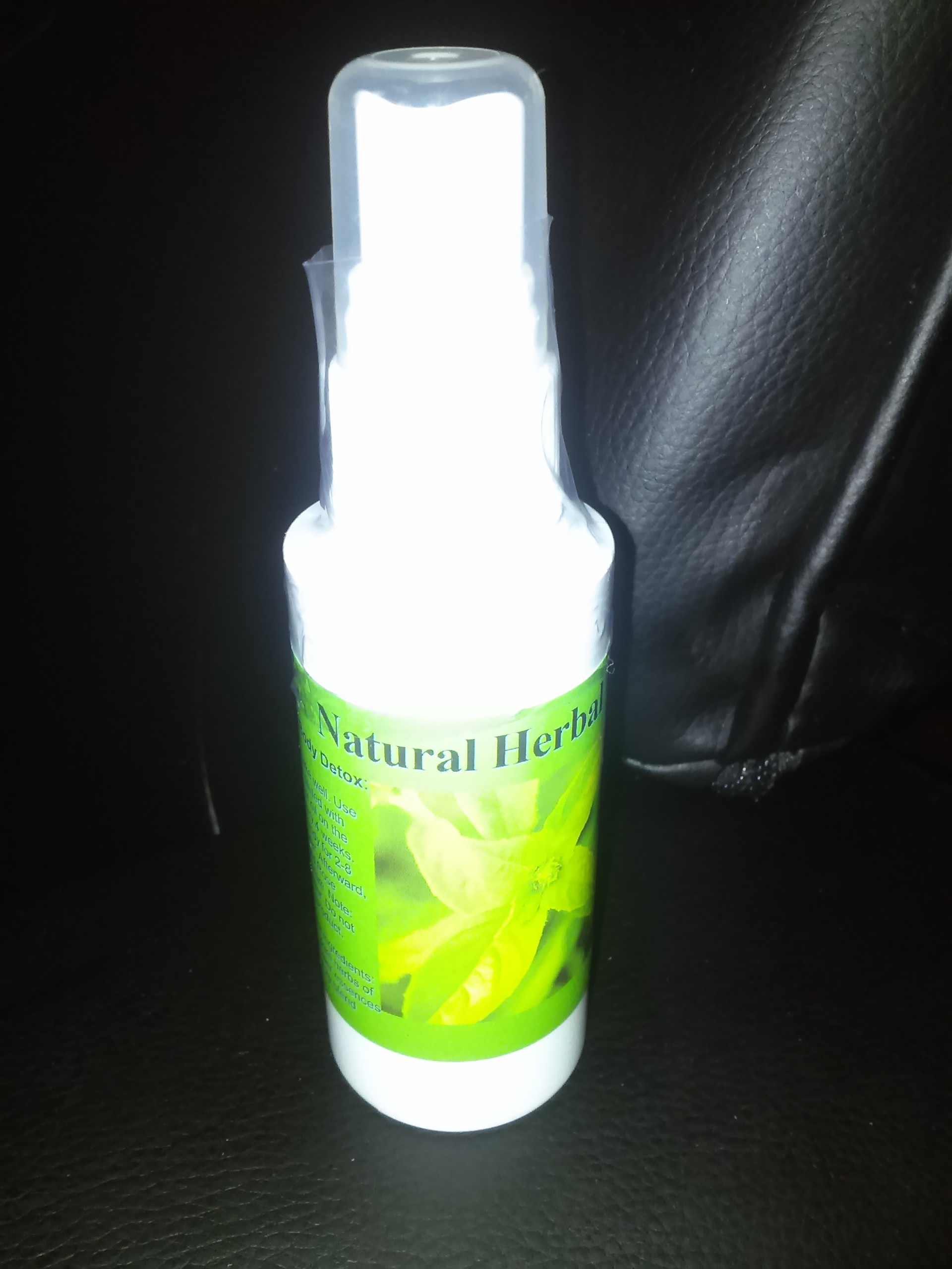 BRAND NEW Natural Herbal Lotion Travel Size Spray Bottle 2 oz