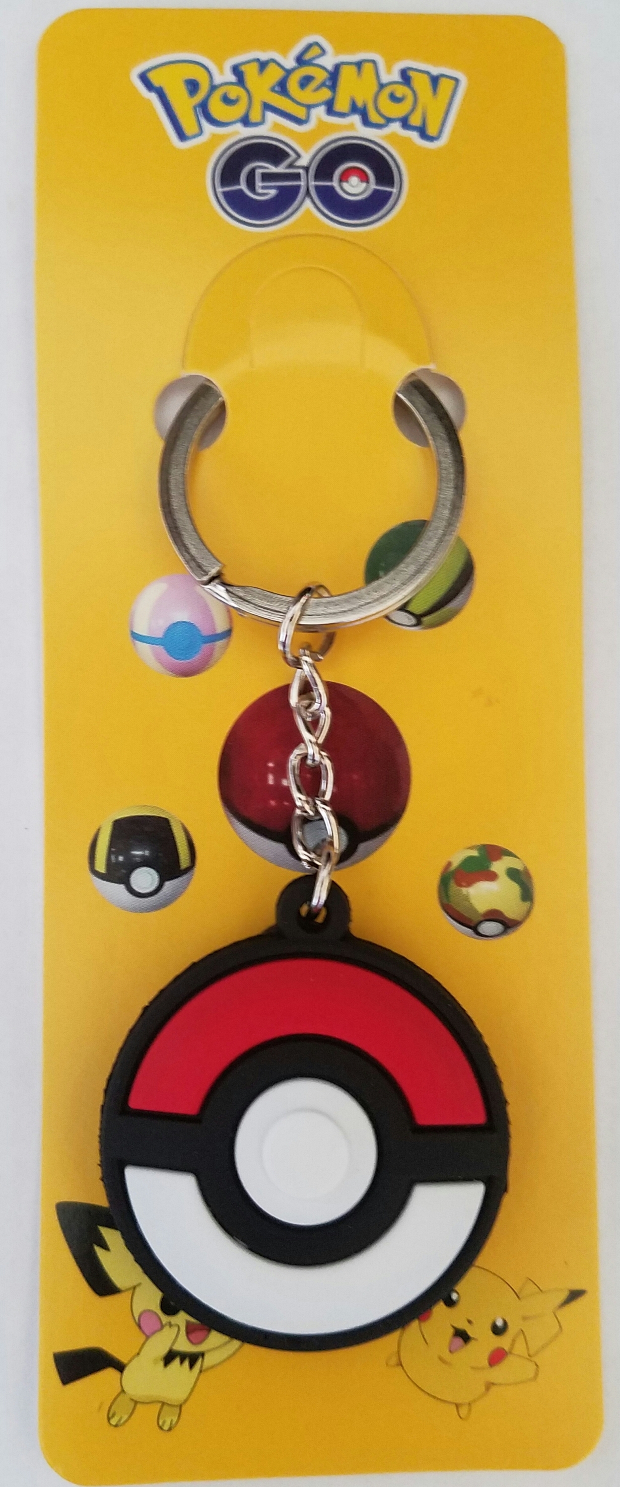 pokeball keychain