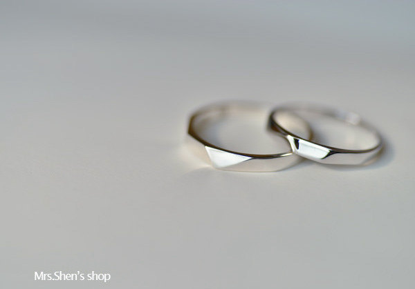 Cool Boyfriend Simple Silver Ring Design For Men