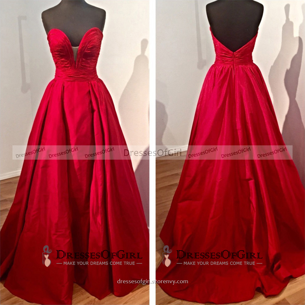 Sweetheart Princess Prom Dress