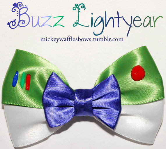Buzz Lightyear Hair Bow Mickey Waffles Bows Online Store