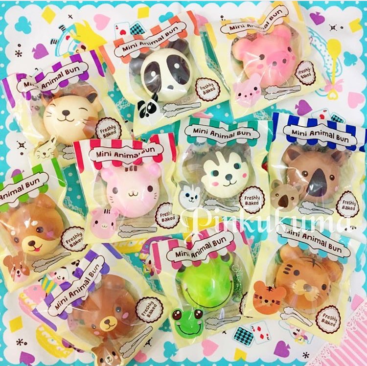 mini animal squishies