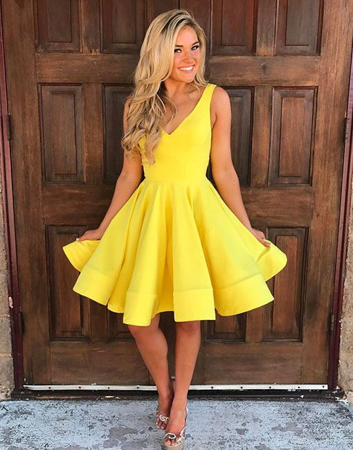 yellow special occasion dresses