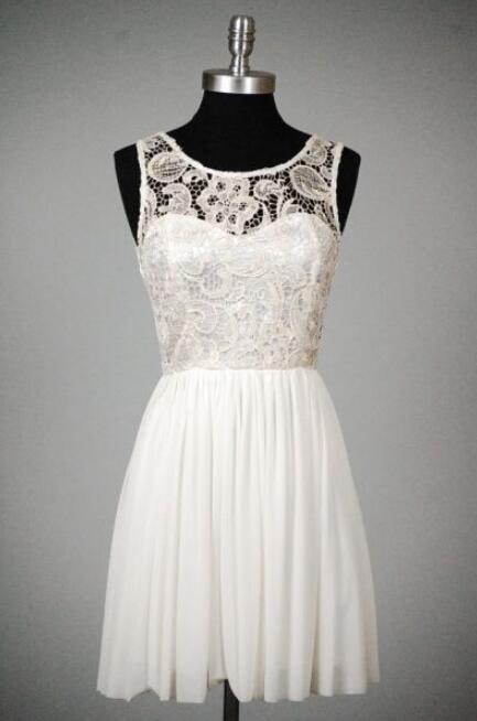 white short prom dresses 2018