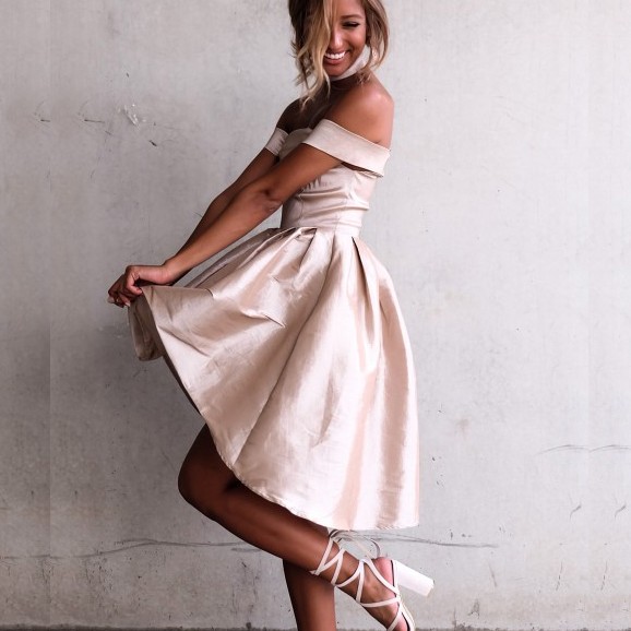 homecoming satin dresses