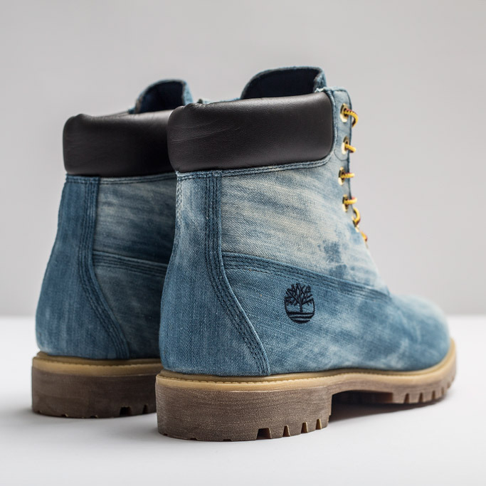 blue denim timberlands