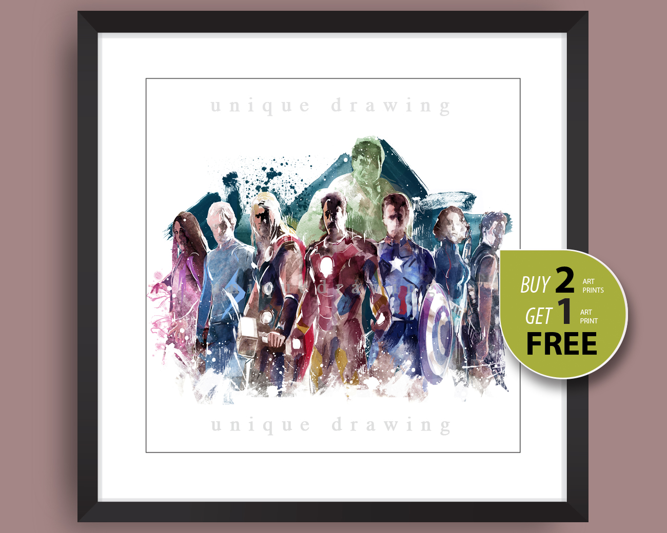 images Superhero Prints Free avengers marvel comic superhero movie poster wall art print kids room decor nursery decor painting fine art no 3591