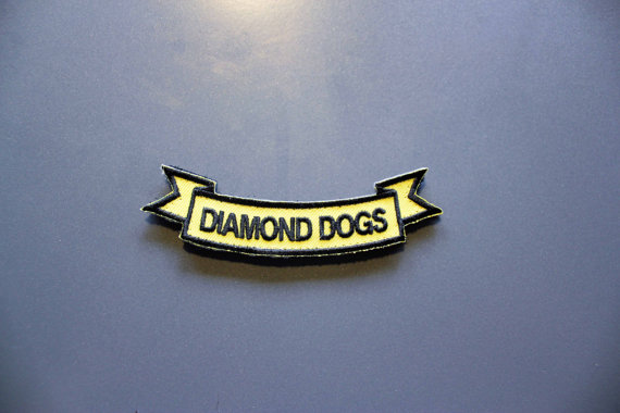 Diamond Dogs Banner Patch 3 75 X 1 1 With Hook Loop
