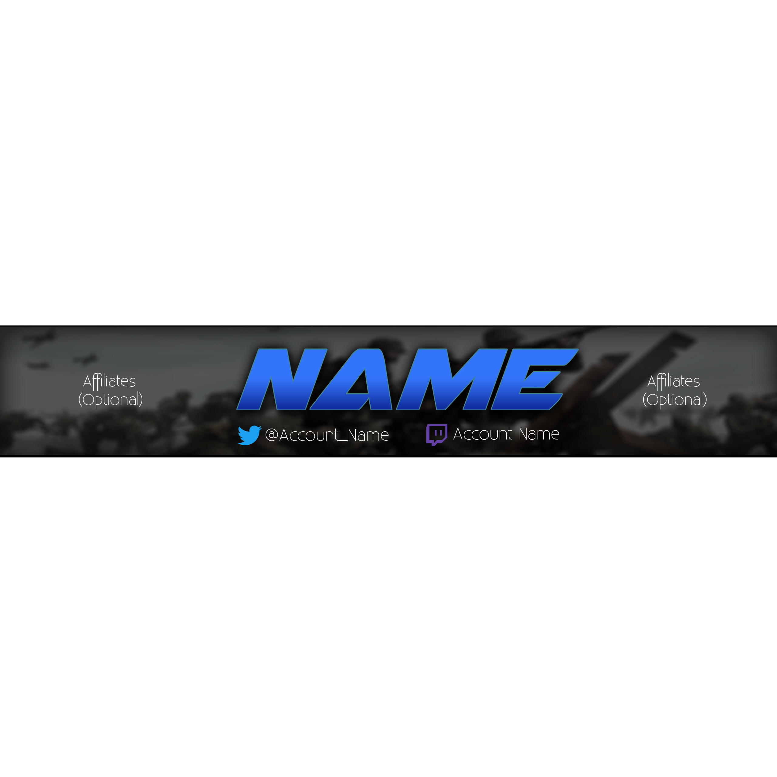 Call Of Duty Themed Youtube Banner Blitz Apparel Online Store