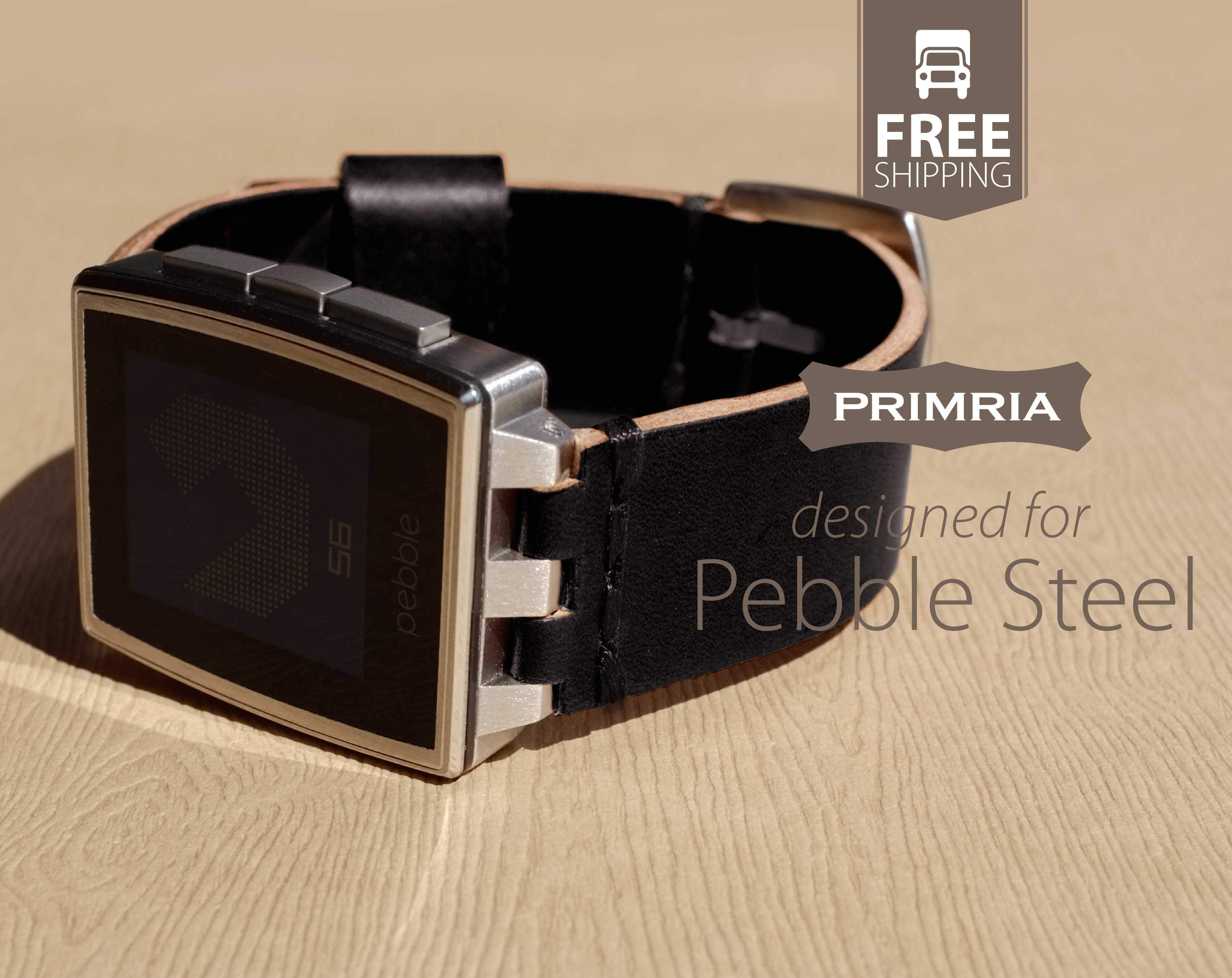 pebble steel black
