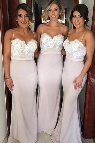 Light Pink Bridesmaid Dresses