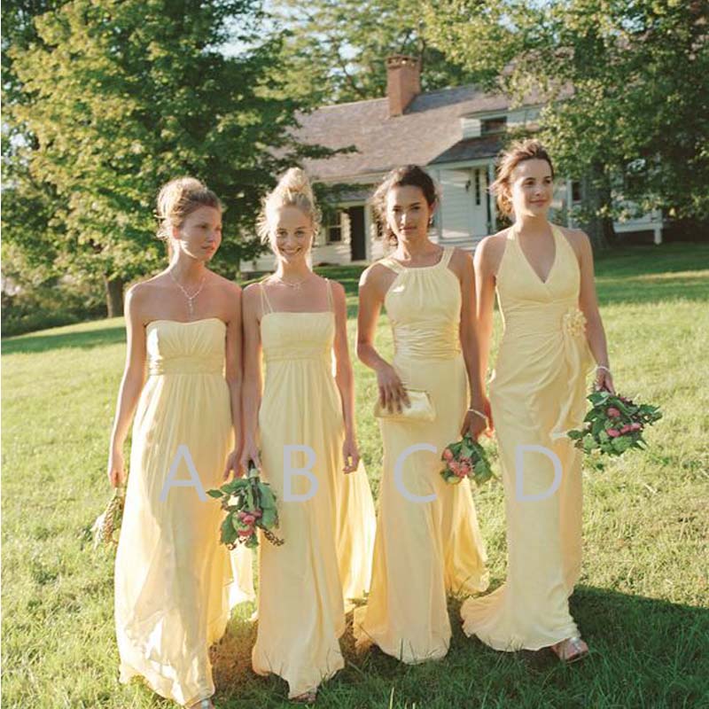 Light Yellow Wedding Dress 2025 | solajoiers.com