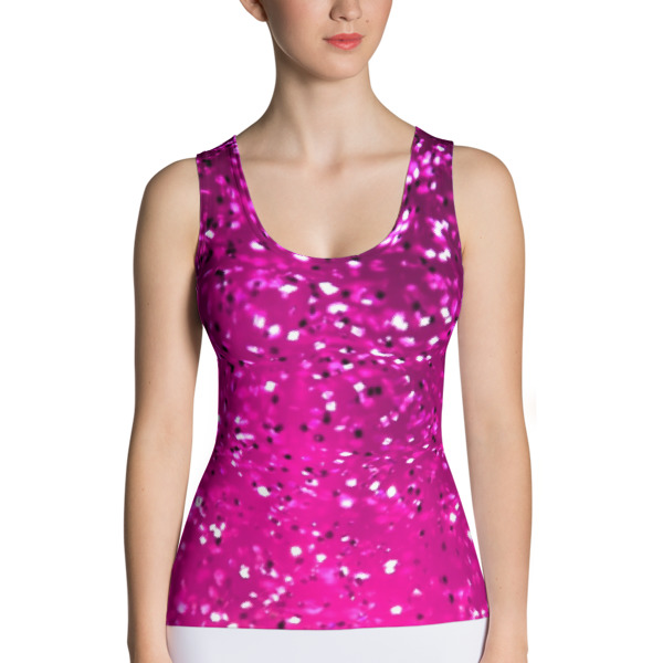 Hot Pink Sparkles Tank Top Â· Midnight Rain's Designs Â· Online Store Powered by Storenvy