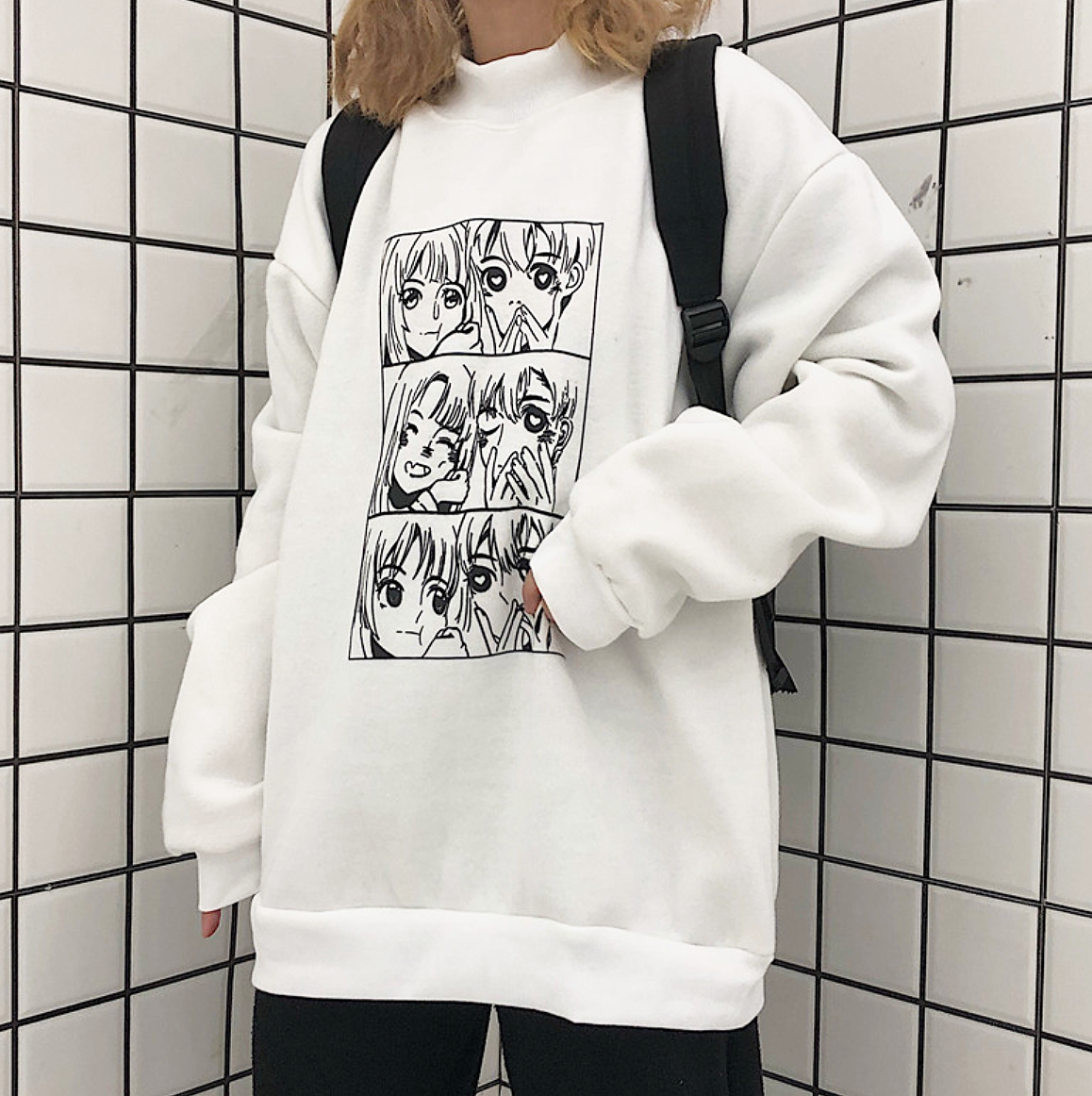 ANIME GIRL SWEATER on Storenvy