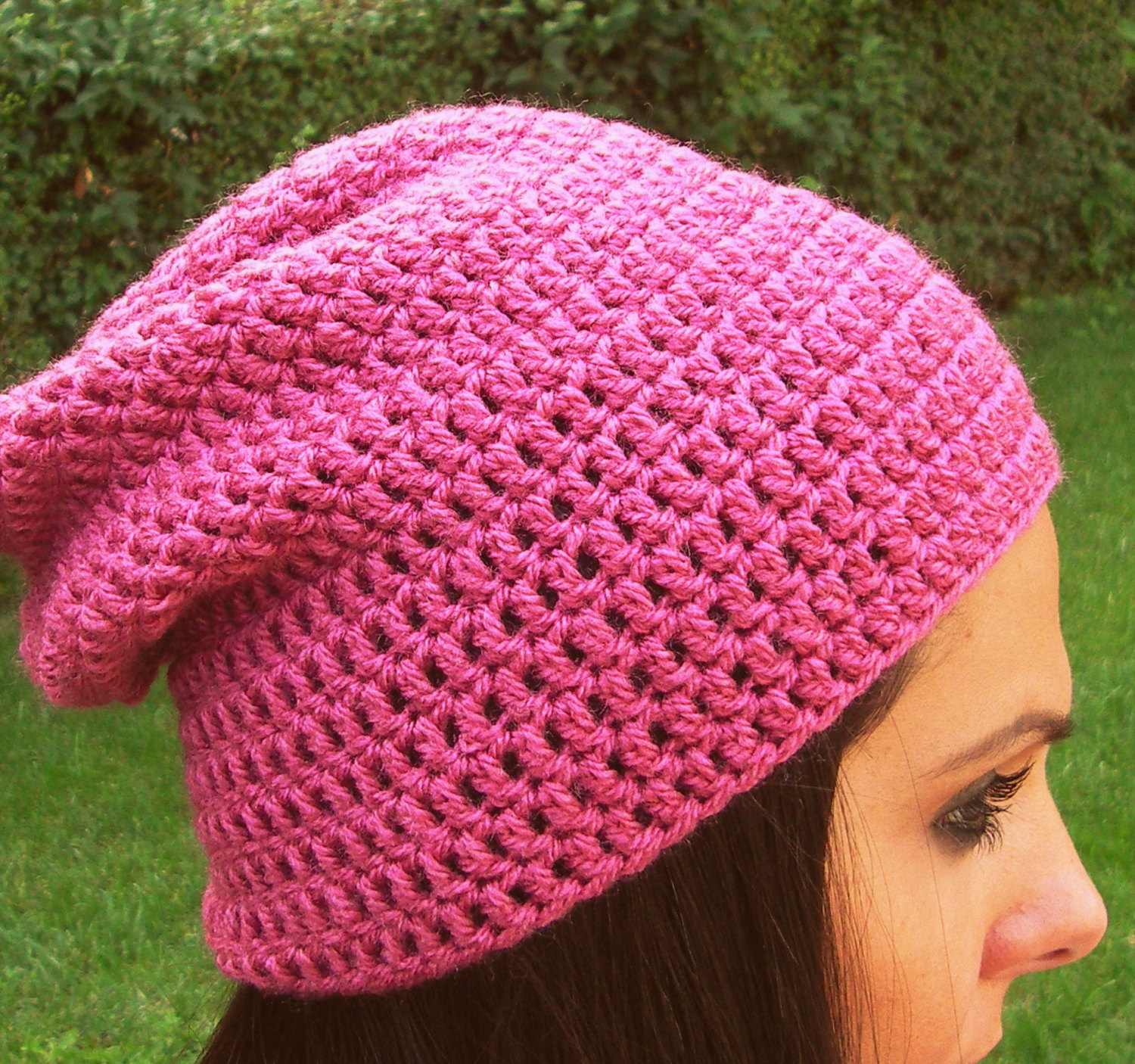 pink slouch hat
