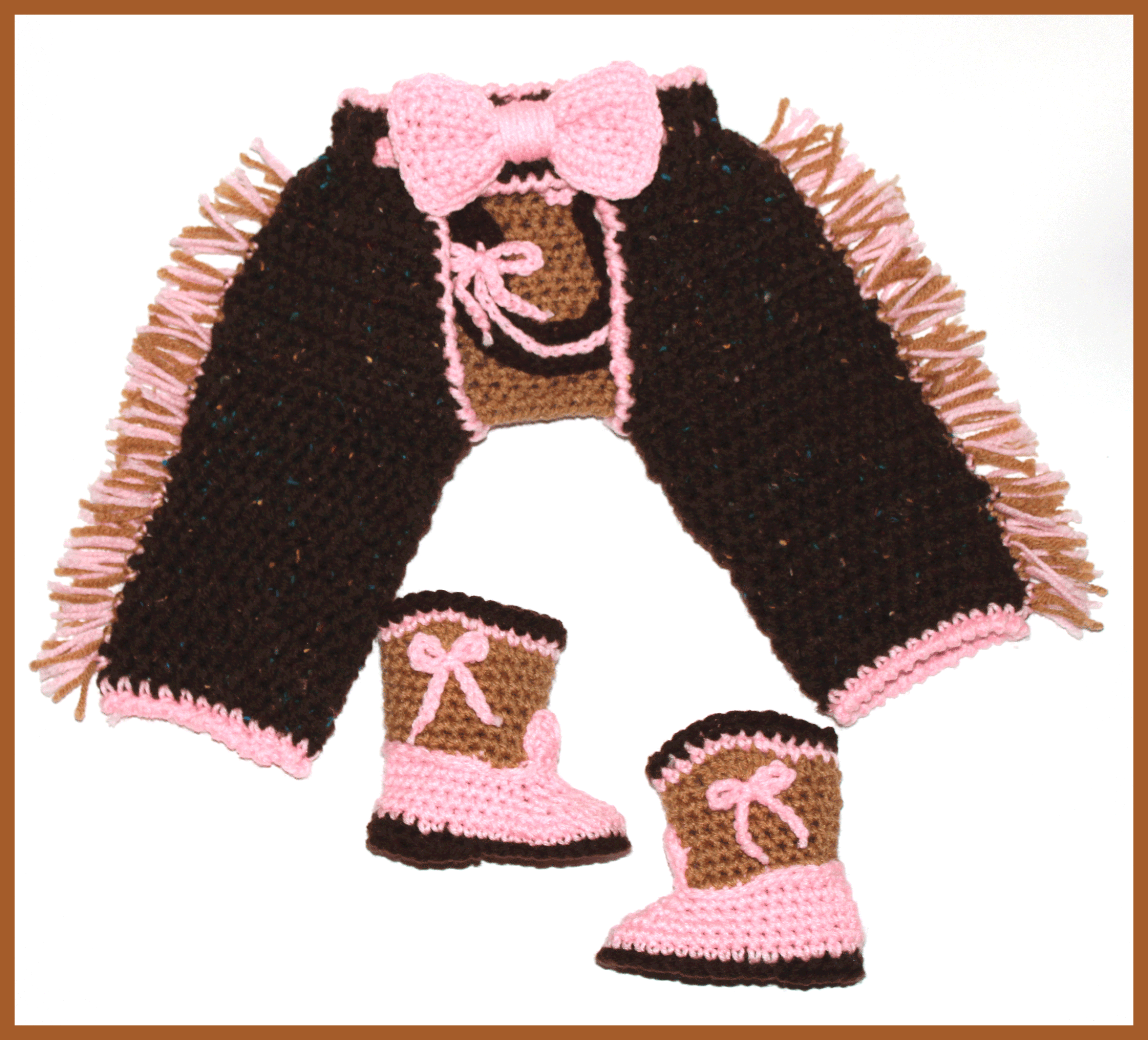 Crocheted Western GIRL Baby Set · JATDESIGNS · Online Store Powered by