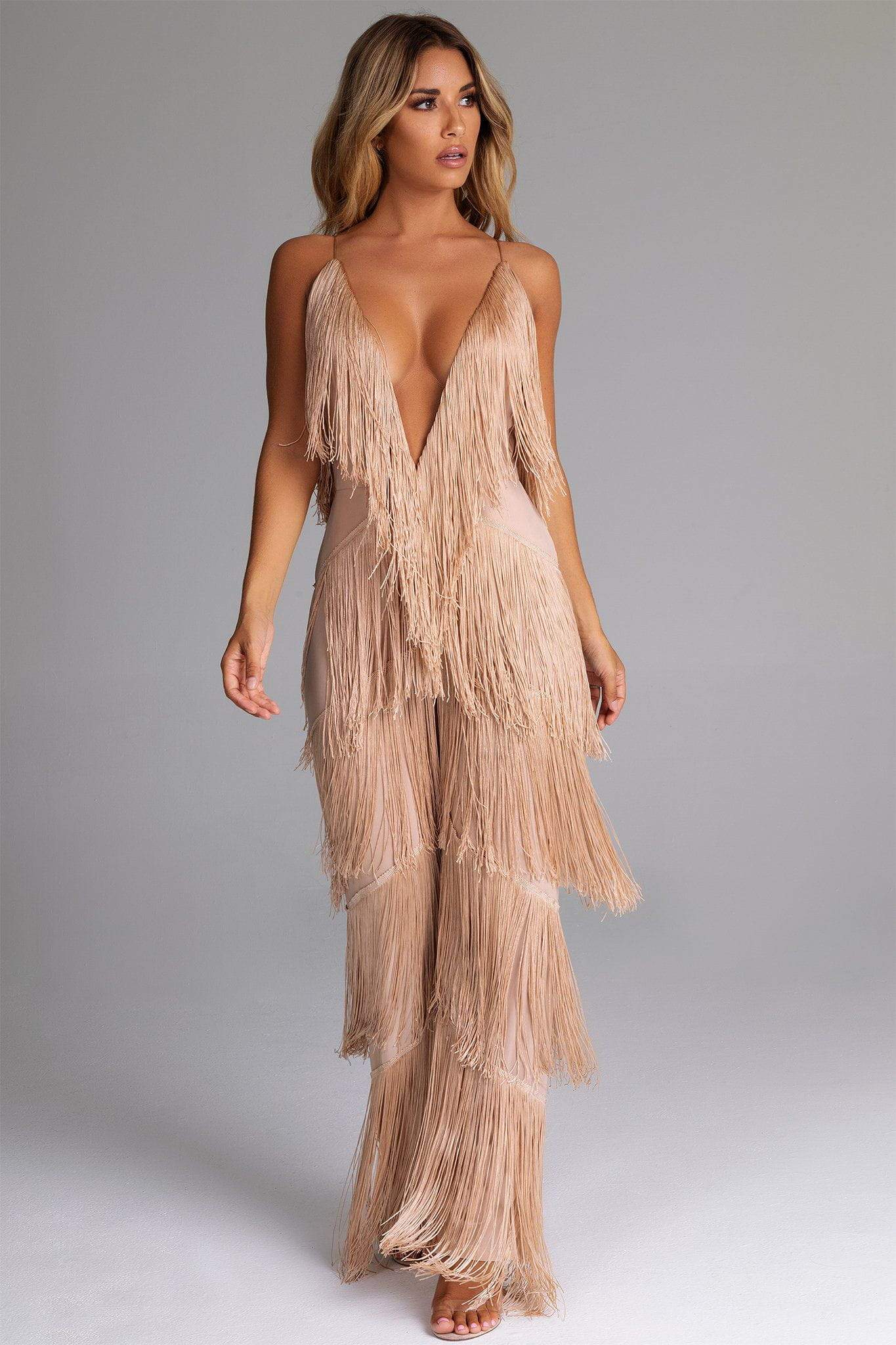 fringe jumpsuit