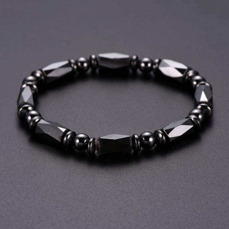 Pc Weight Loss Round Black Stone Magnetic Therapy Bracelet Health Care Hematite Stretch Bracelets For Men Women Sold By Itsrainingdeals On Storenvy