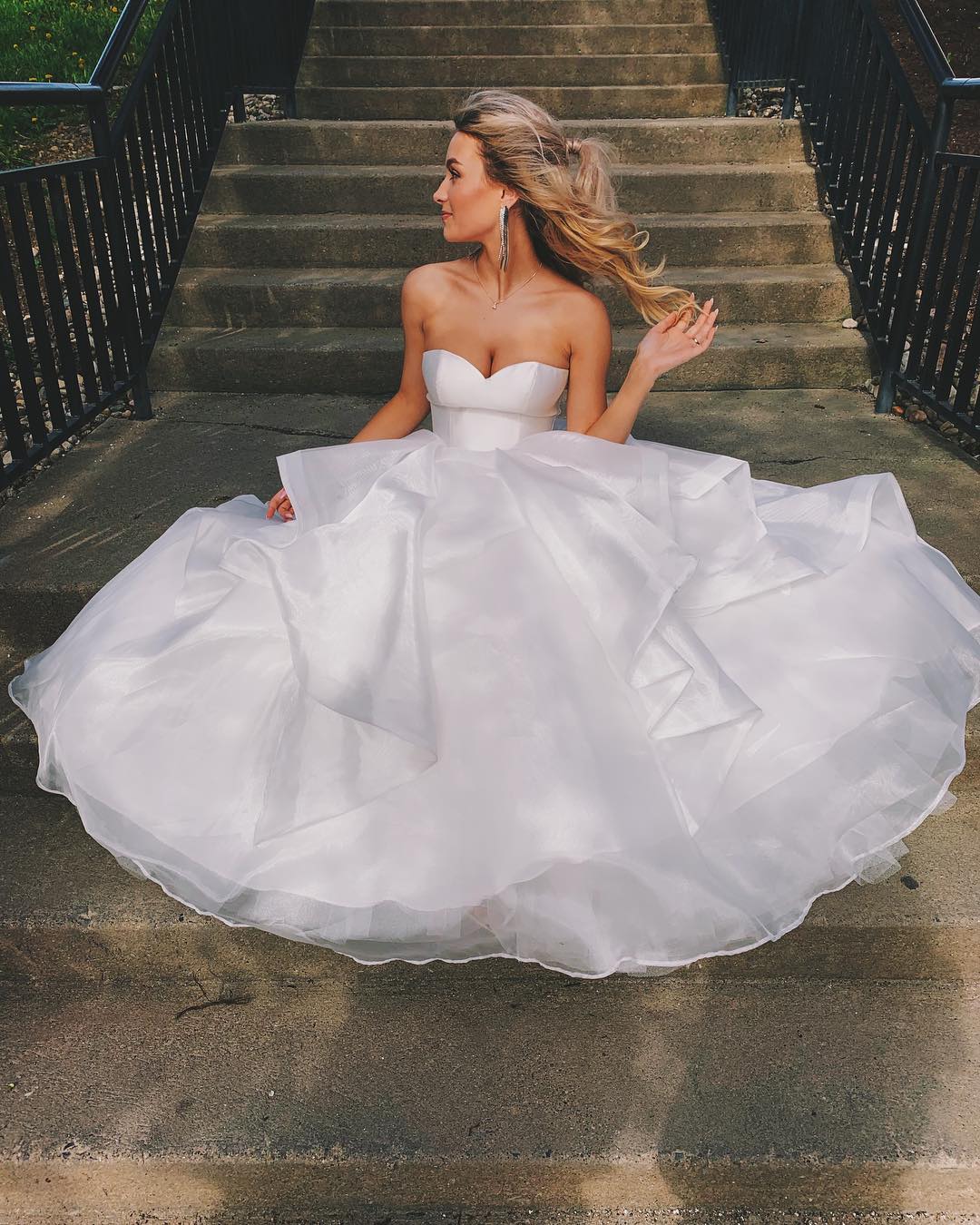 Princess Sweetheart White Dress