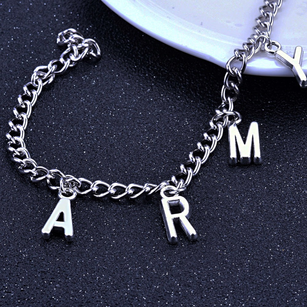 Free Fan Fashion Korea Kpop BTS Bracelet ARMY Jewelry