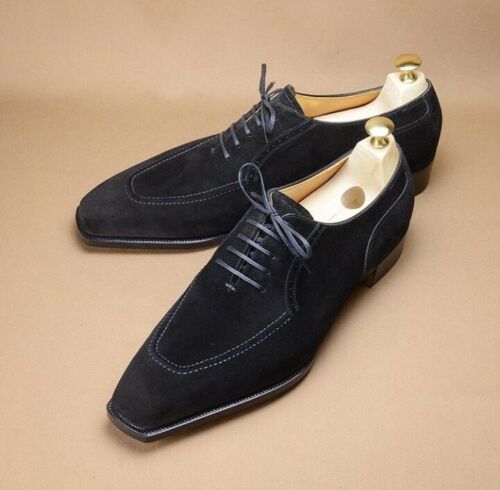 black suede shoes