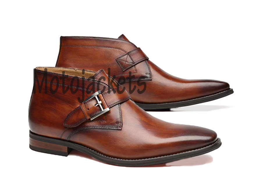 monk strap ankle boots