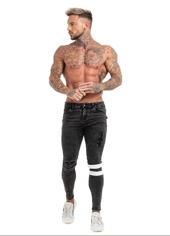 hype jeans in skinny fit