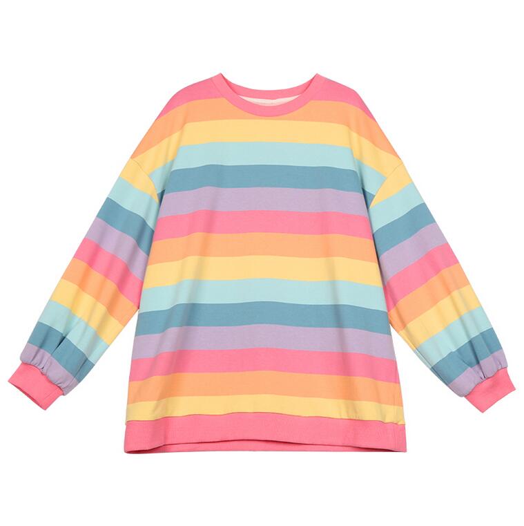 Pastel rainbow sweatshirt Clearance