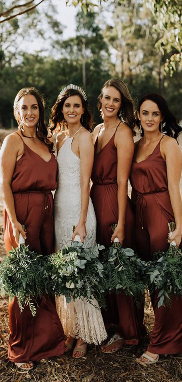 Cheap burnt orange bridesmaid dresses Clearance
