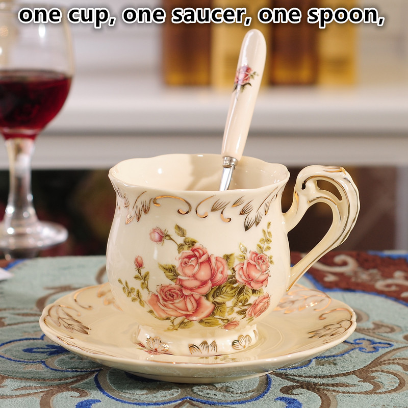 Luxury Elegant Ceramic Coffee Cup Set English Afternoon Tea Cup · Dream